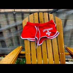 Lifeguard booty shorts